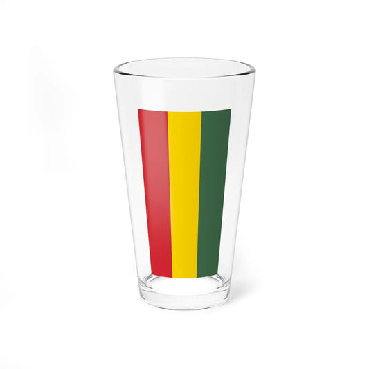 Flag of Budapest 1930-1949 vertical (Hungary) Pint Glass 16oz 16oz - Go Mug Yourself