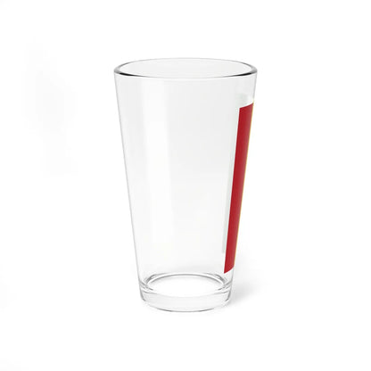 Flag of Budapest 1930-1949 vertical (Hungary) Pint Glass 16oz - Go Mug Yourself