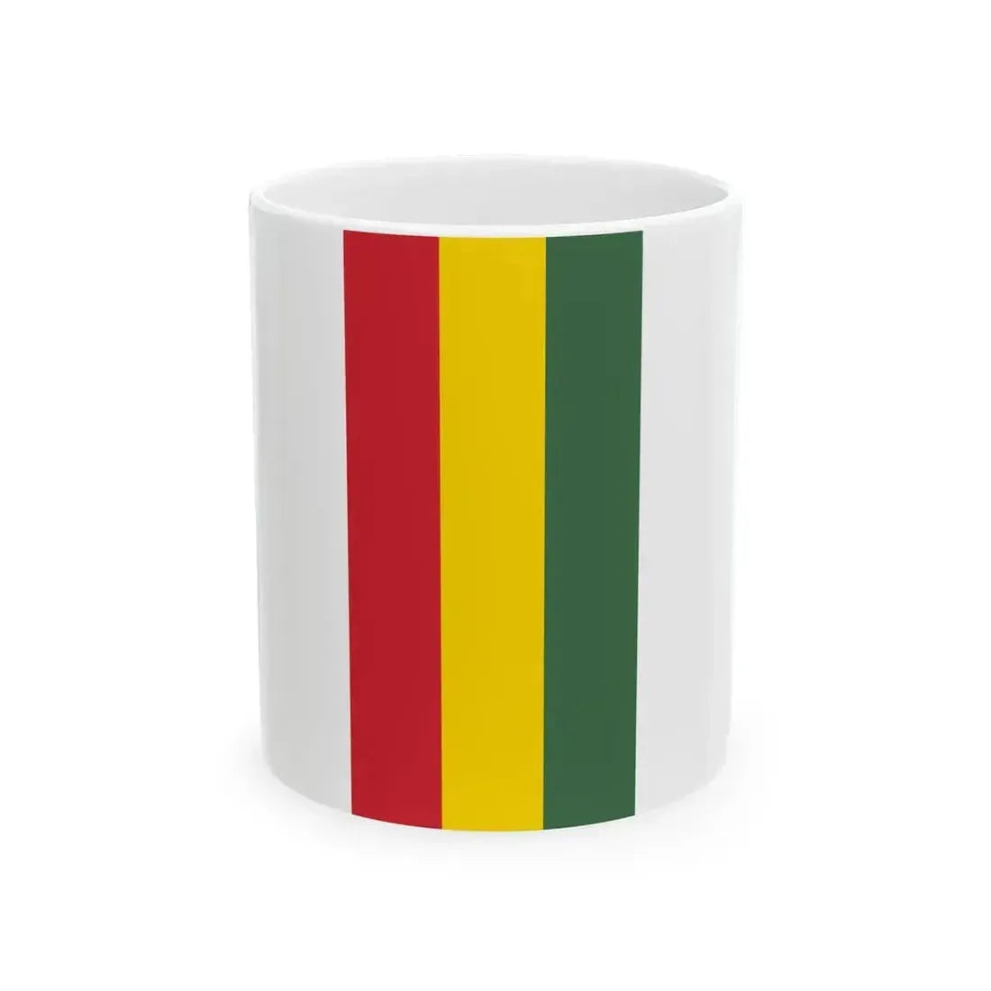 Flag of Budapest 1930-1949 vertical (Hungary) White Coffee Mug 11oz - Go Mug Yourself
