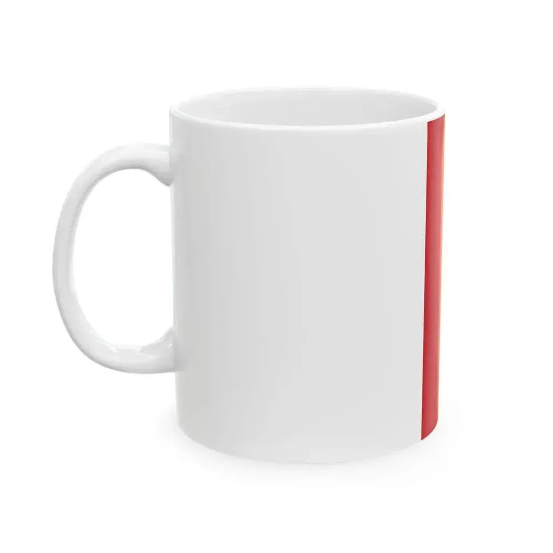 Flag of Budapest 1930-1949 vertical (Hungary) White Coffee Mug - Go Mug Yourself