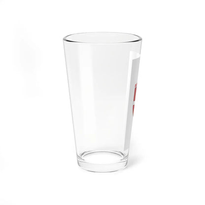 Flag of Budapest 1984-1990 vertical (Hungary) Pint Glass 16oz - Go Mug Yourself