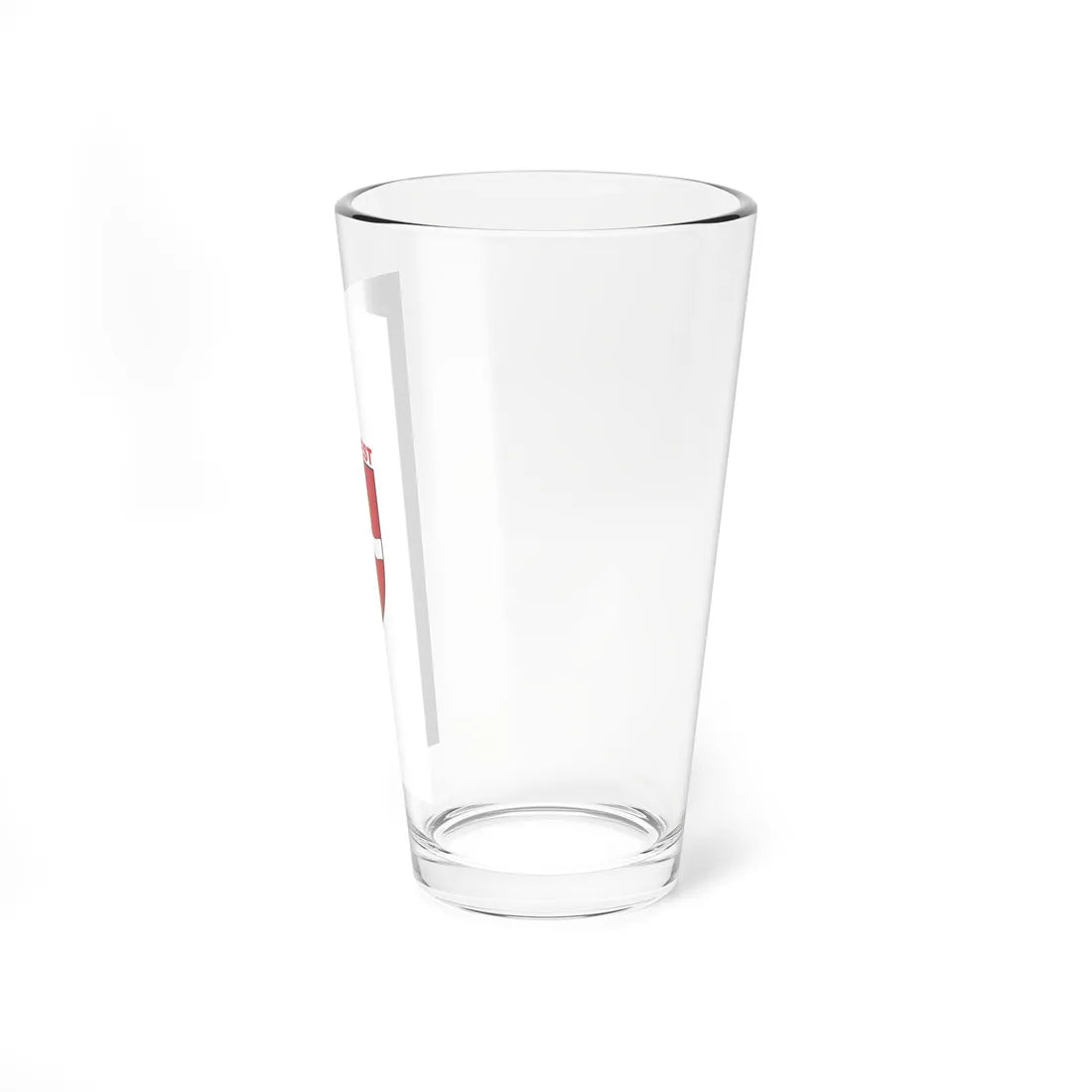 Flag of Budapest 1984-1990 vertical (Hungary) Pint Glass 16oz - Go Mug Yourself