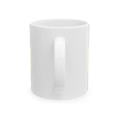 Flag of Budapest 1990-2011 (Hungary) White Coffee Mug - Go Mug Yourself