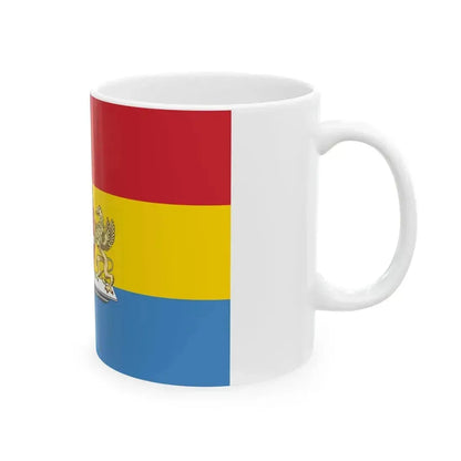 Flag of Budapest 1990-2011 (Hungary) White Coffee Mug - Go Mug Yourself