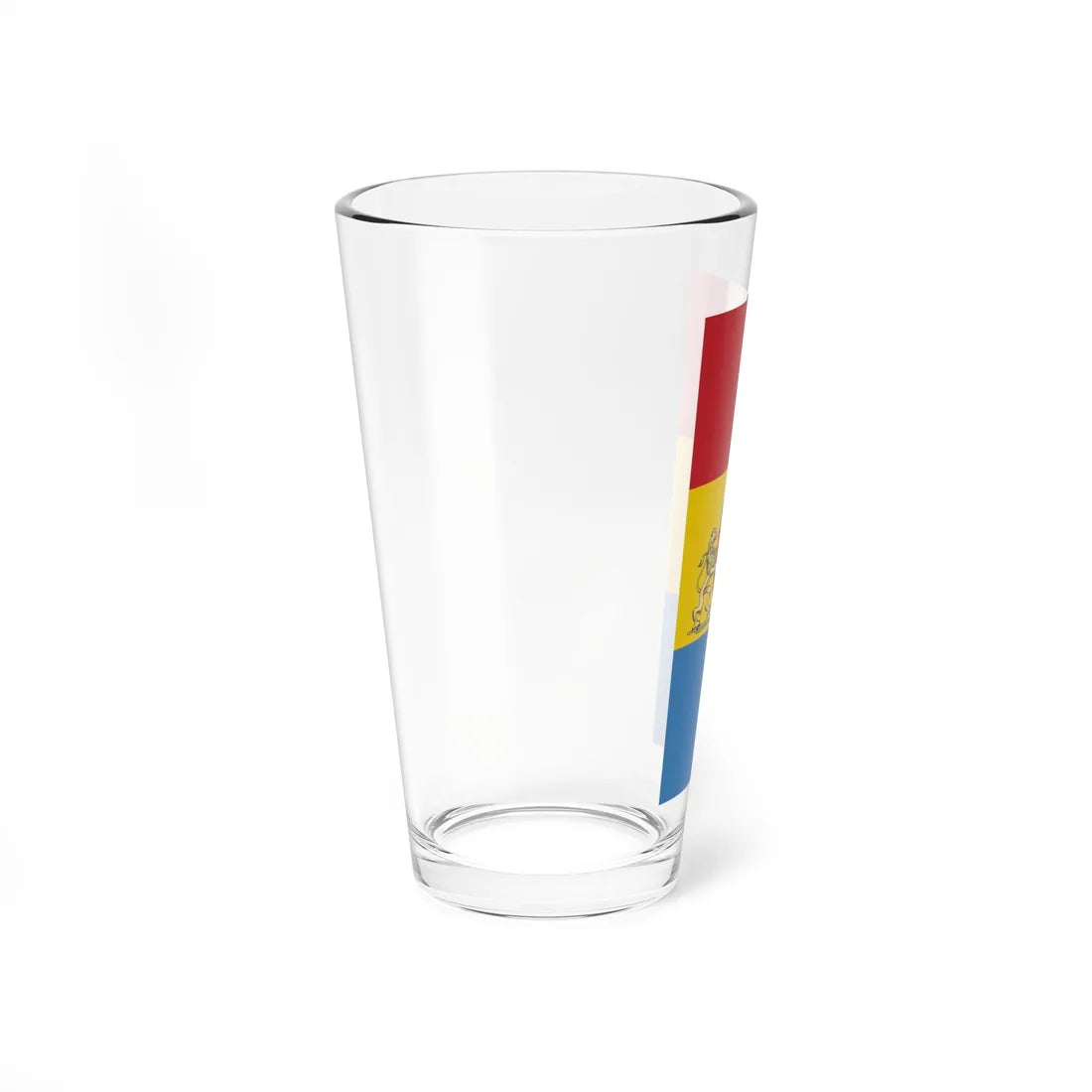 Flag of Budapest 1990-2011 vertical (Hungary) Pint Glass 16oz - Go Mug Yourself