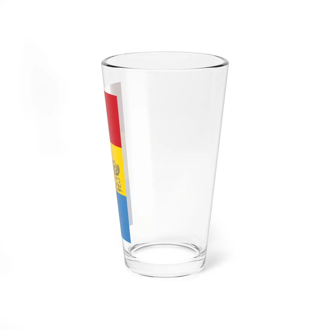Flag of Budapest 1990-2011 vertical (Hungary) Pint Glass 16oz - Go Mug Yourself