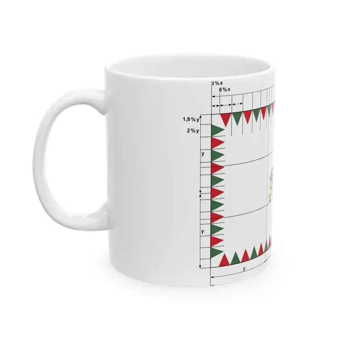 Flag of Budapest 2011 construction sheet (Hungary) White Coffee Mug - Go Mug Yourself