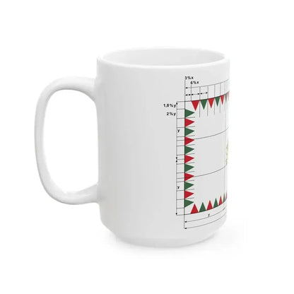 Flag of Budapest 2011 construction sheet (Hungary) White Coffee Mug - Go Mug Yourself