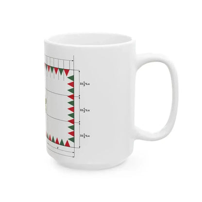 Flag of Budapest 2011 construction sheet (Hungary) White Coffee Mug - Go Mug Yourself