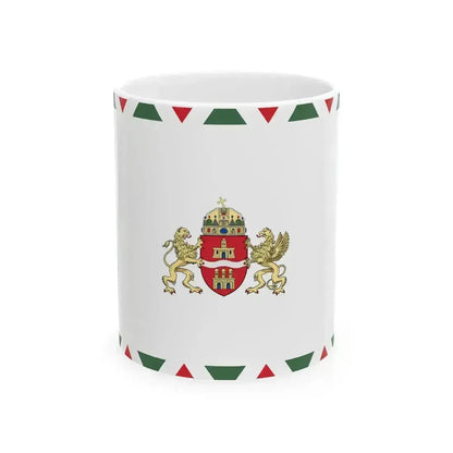Flag of Budapest 2011- (Hungary) White Coffee Mug 11oz - Go Mug Yourself
