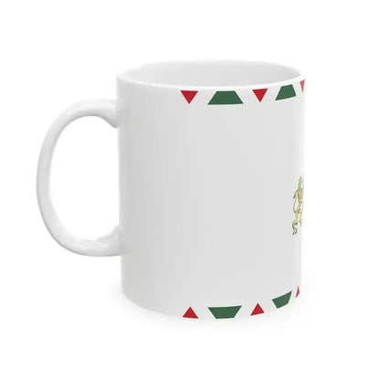 Flag of Budapest 2011- (Hungary) White Coffee Mug - Go Mug Yourself