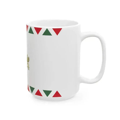 Flag of Budapest 2011- (Hungary) White Coffee Mug - Go Mug Yourself