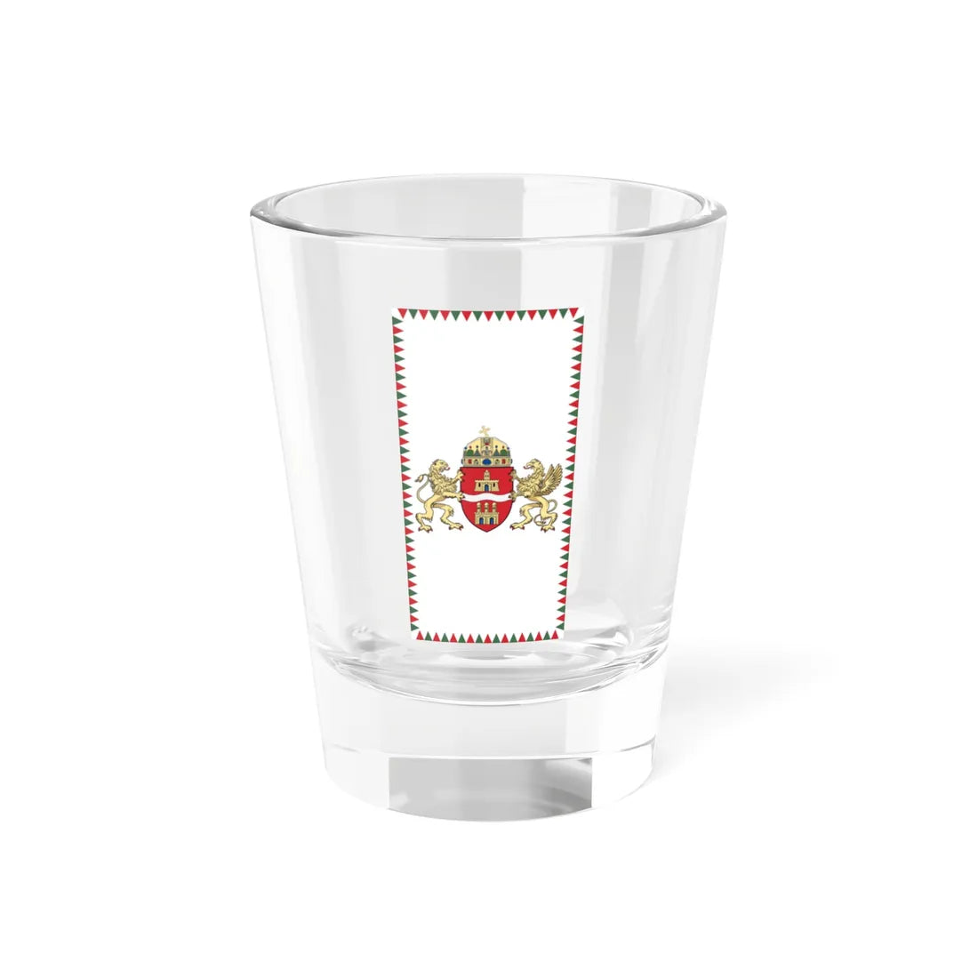 Flag of Budapest 2011 vertical (Hungary) Shot Glass 1.5oz 1.5oz - Go Mug Yourself