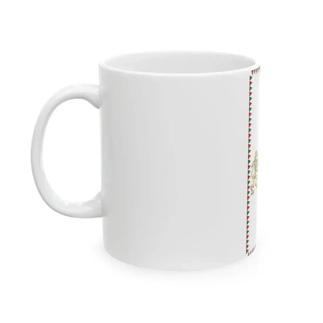 Flag of Budapest 2011 vertical (Hungary) White Coffee Mug - Go Mug Yourself