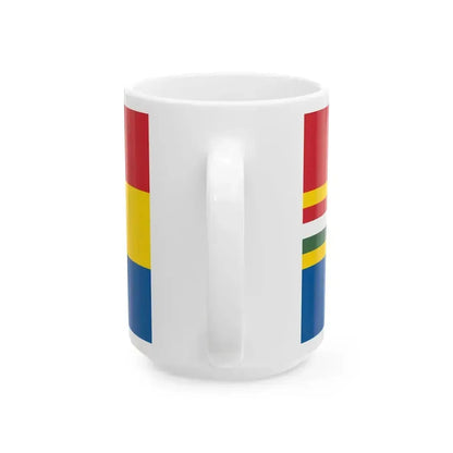 Flag of Budapest Lajos Friedrichs proposal (Hungary) White Coffee Mug - Go Mug Yourself