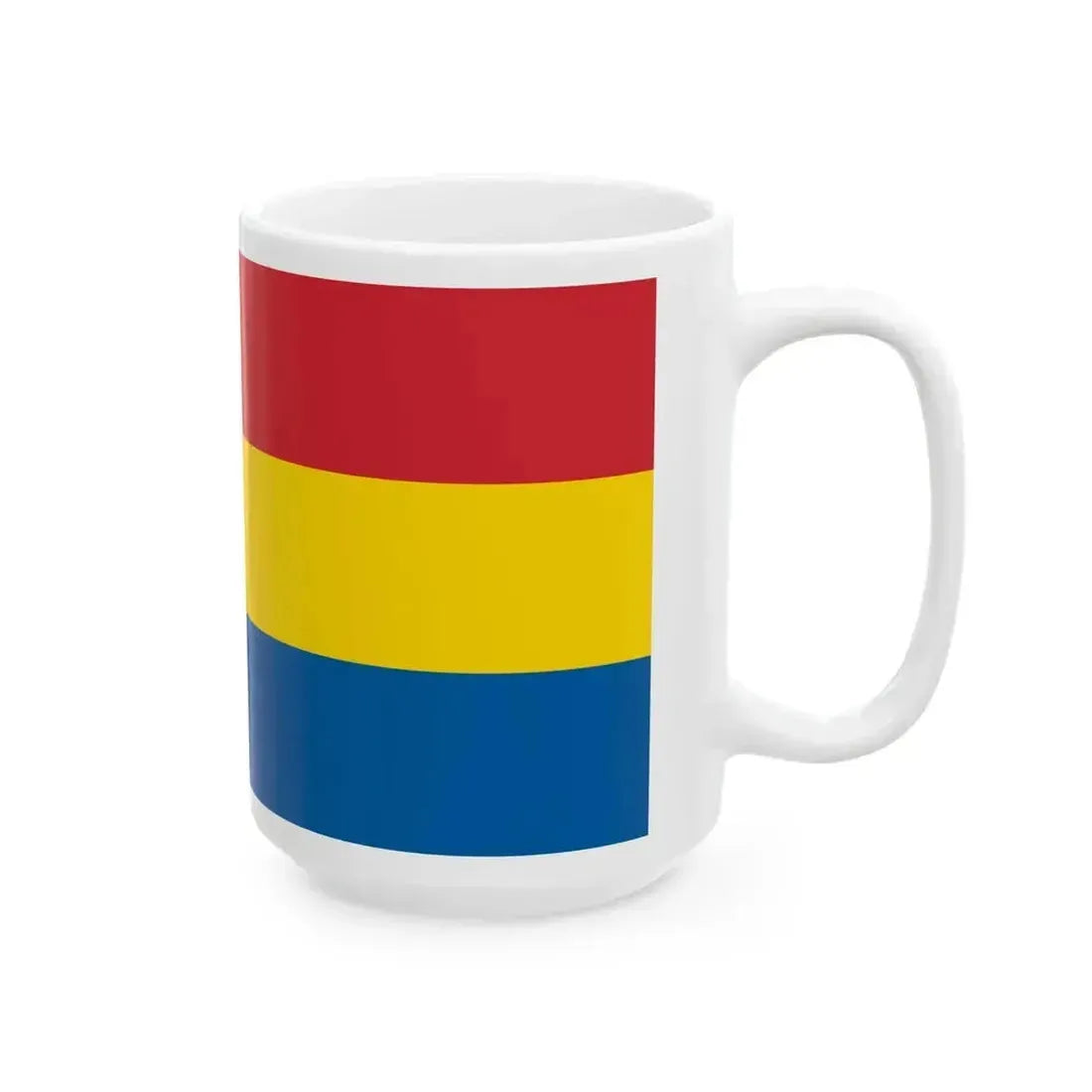Flag of Budapest Lajos Friedrichs proposal (Hungary) White Coffee Mug - Go Mug Yourself