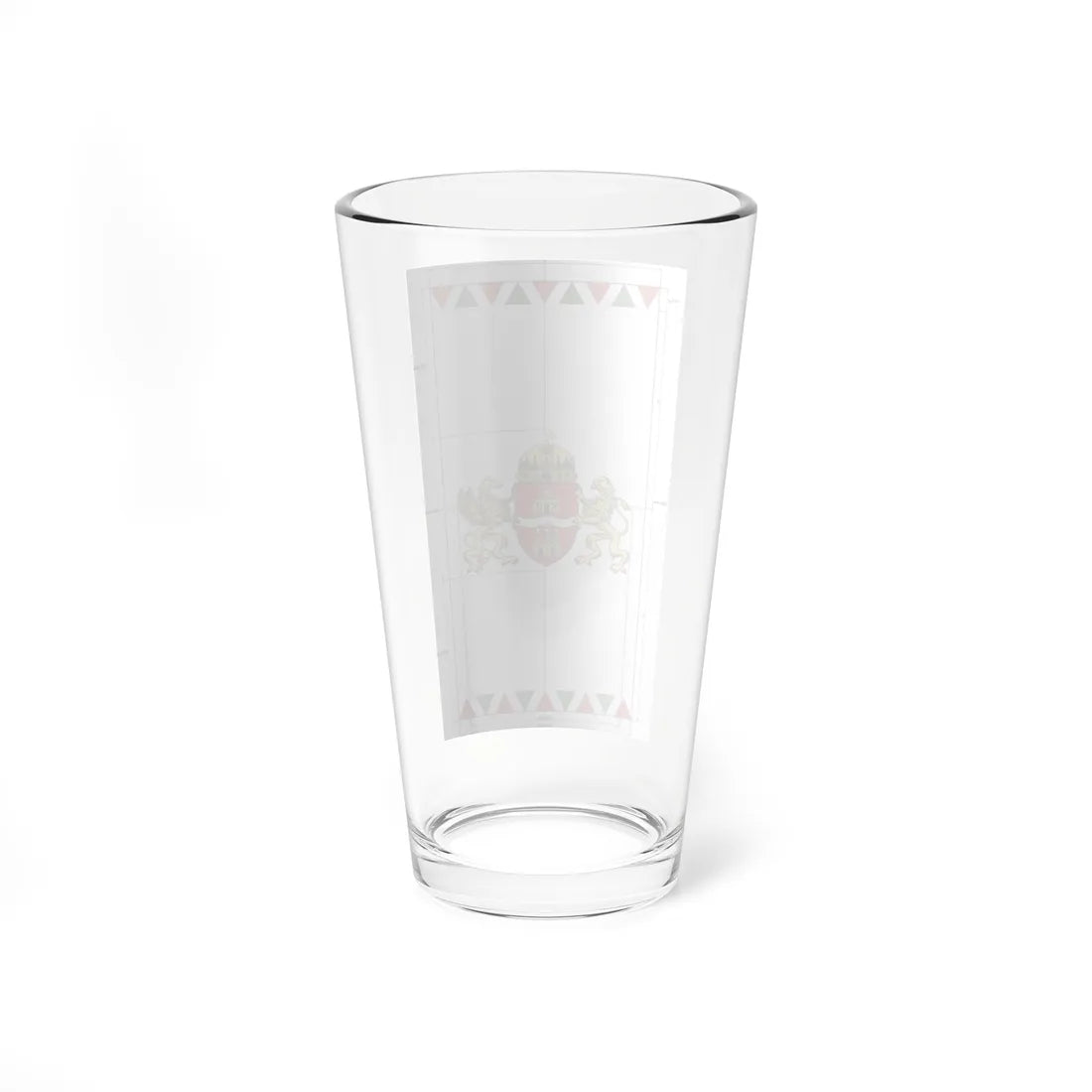 Flag of Budapest vertical construction sheet (Hungary) Pint Glass 16oz - Go Mug Yourself
