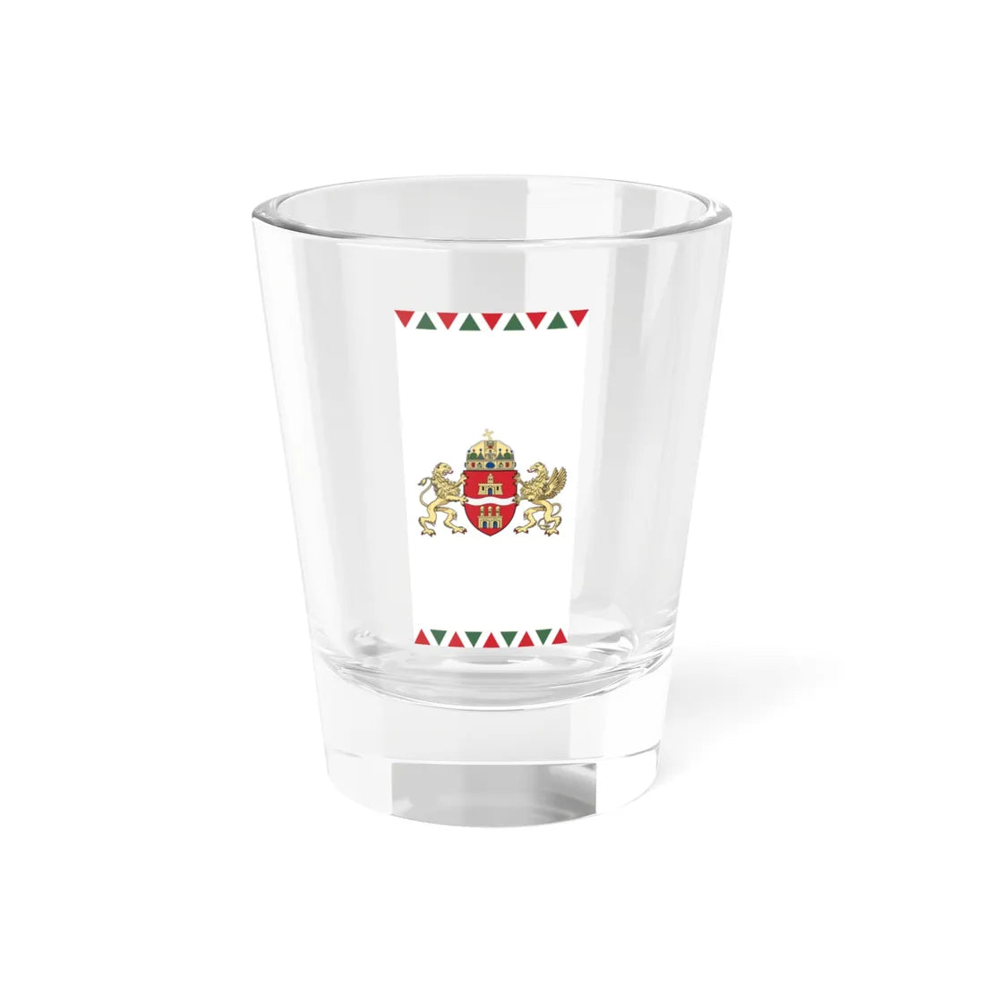 Flag of Budapest vertical (Hungary) Shot Glass 1.5oz 1.5oz - Go Mug Yourself