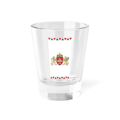 Flag of Budapest vertical (Hungary) Shot Glass 1.5oz 1.5oz - Go Mug Yourself