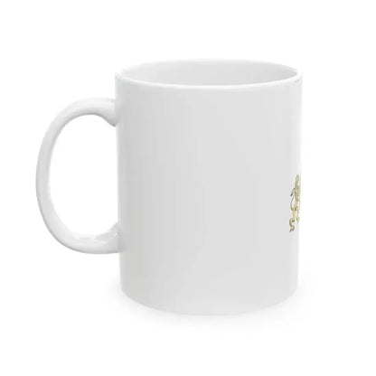 Flag of Budapest vertical (Hungary) White Coffee Mug - Go Mug Yourself