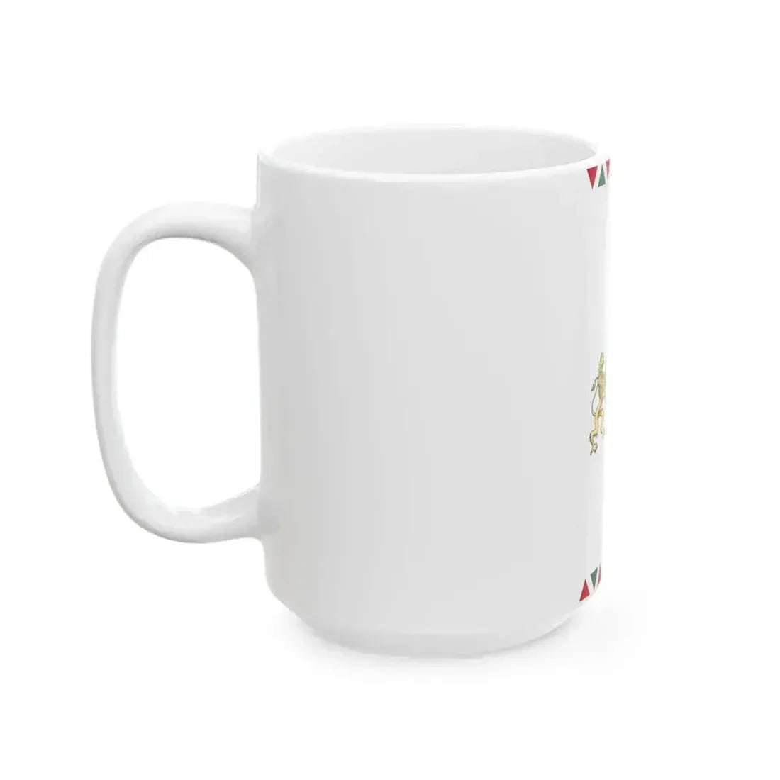 Flag of Budapest vertical (Hungary) White Coffee Mug - Go Mug Yourself