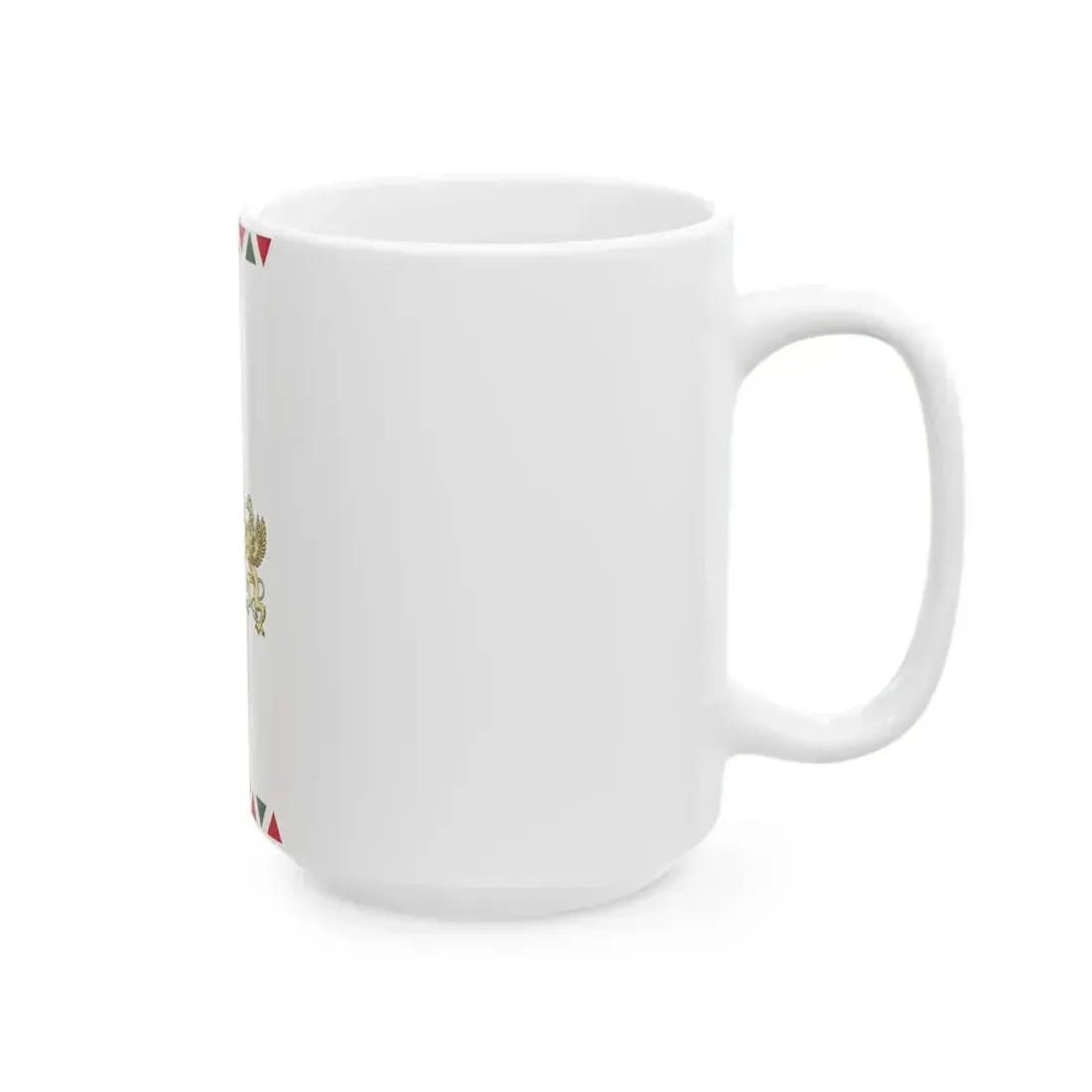 Flag of Budapest vertical (Hungary) White Coffee Mug - Go Mug Yourself