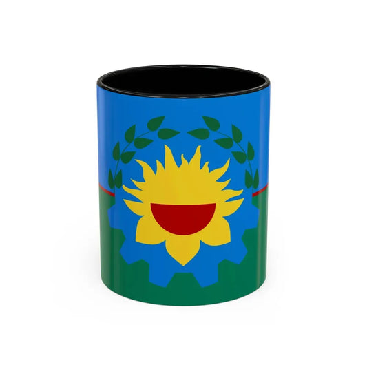 Flag of Buenos Aires Province Argentina - Accent Coffee Mug 11oz Black - Go Mug Yourself