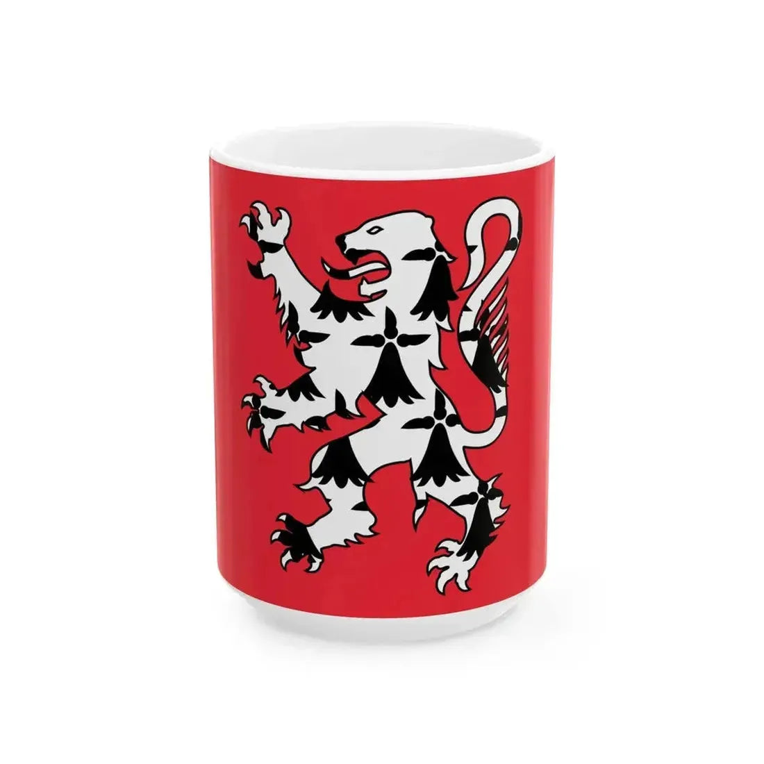 Flag of Bugey (France) White Coffee Mug 15oz - Go Mug Yourself