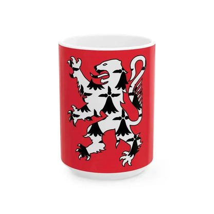 Flag of Bugey (France) White Coffee Mug 15oz - Go Mug Yourself