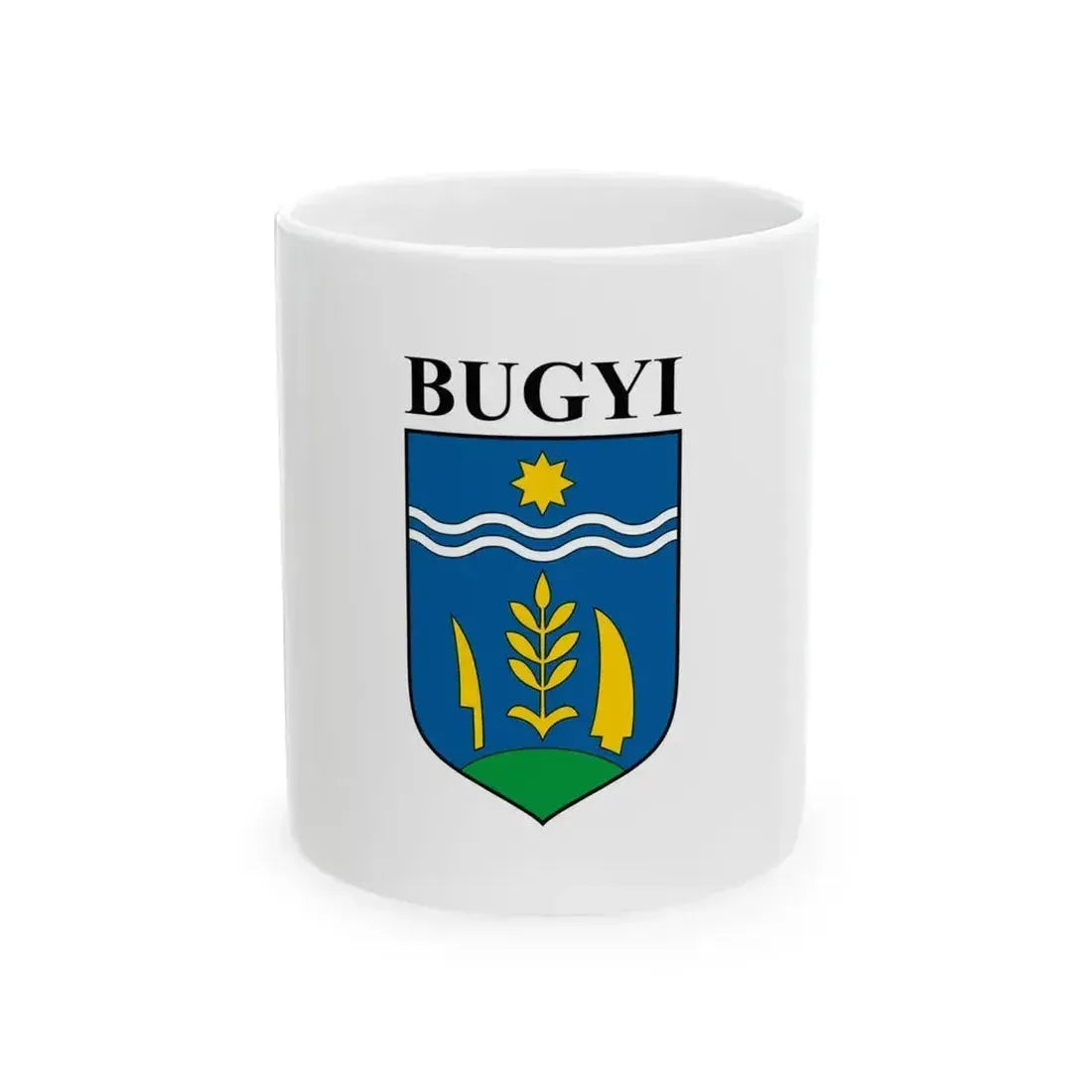Flag of Bugyi (Hungary) White Coffee Mug 11oz - Go Mug Yourself
