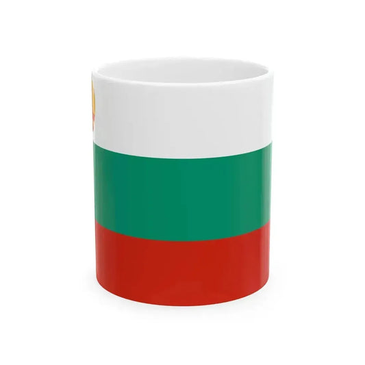 Flag of Bulgaria 1946-1948 3-2 (Bulgaria) White Coffee Mug 11oz - Go Mug Yourself