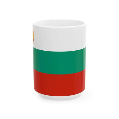 Flag of Bulgaria 1946-1948 3-2 (Bulgaria) White Coffee Mug 15oz - Go Mug Yourself