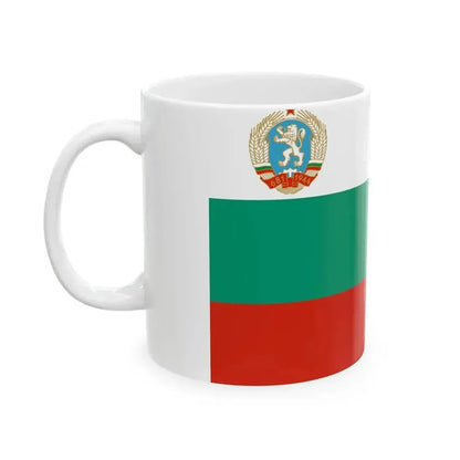 Flag of Bulgaria 1971-1990 3-2 (Bulgaria) White Coffee Mug - Go Mug Yourself