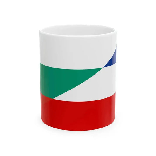 Flag of Bulgaria and Yugoslavia (Bulgaria) White Coffee Mug 11oz - Go Mug Yourself