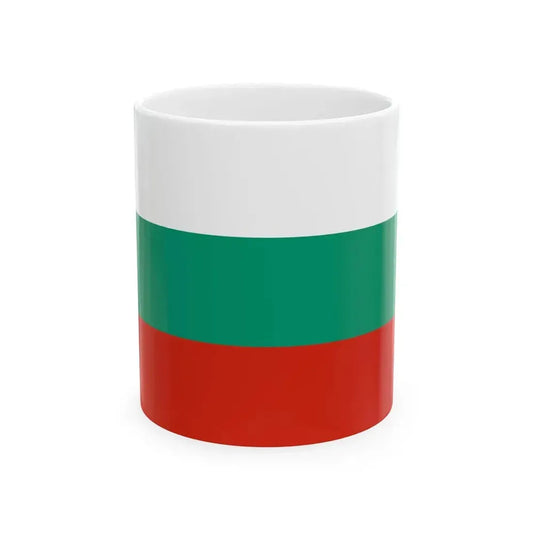 Flag of Bulgaria (Bulgaria) White Coffee Mug 11oz - Go Mug Yourself