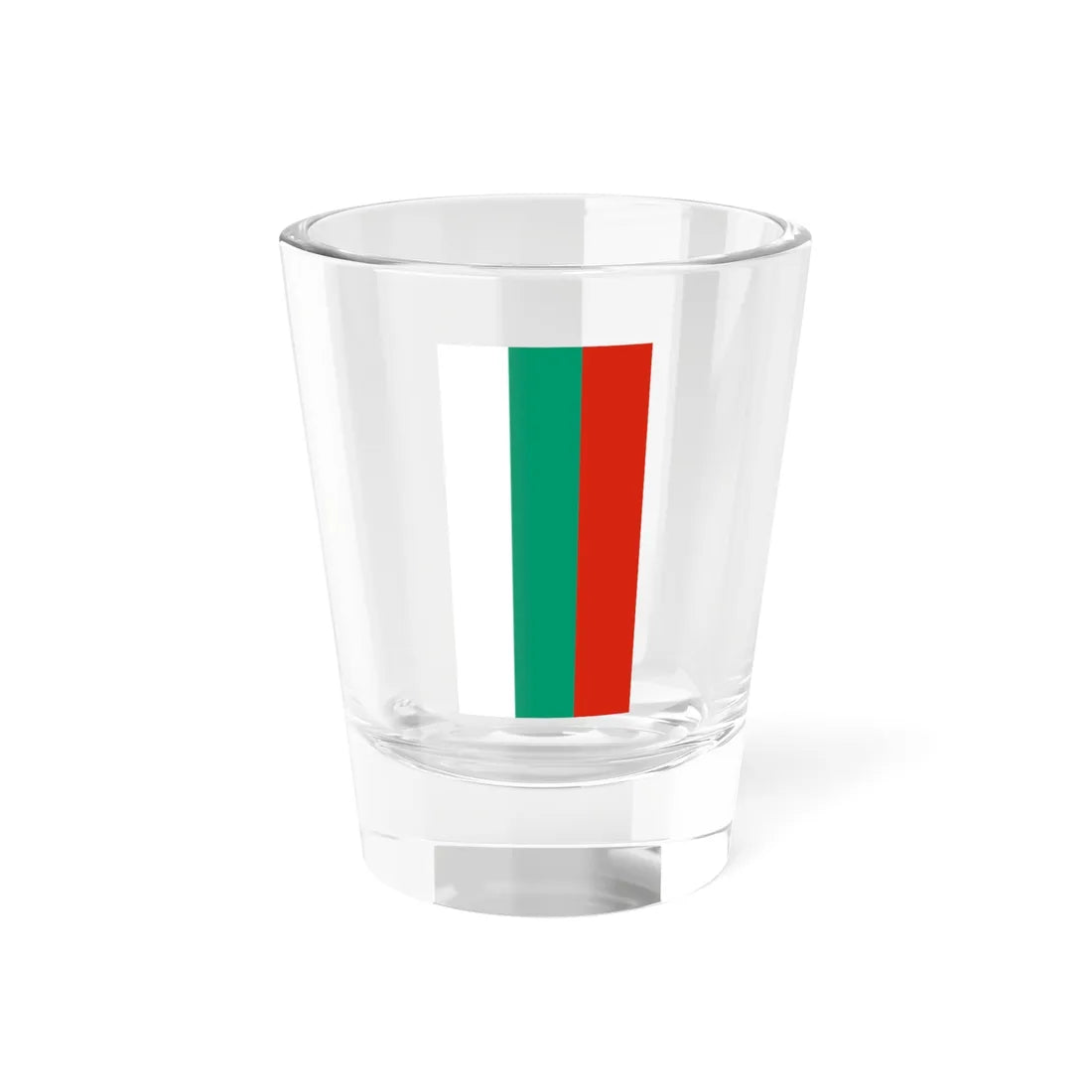 Flag of Bulgaria vertical (Bulgaria) Shot Glass 1.5oz 1.5oz - Go Mug Yourself