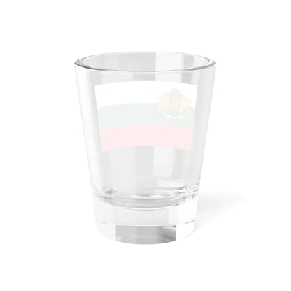 Flag of Bulgaria with coat of arms 2 (Bulgaria) Shot Glass 1.5oz - Go Mug Yourself