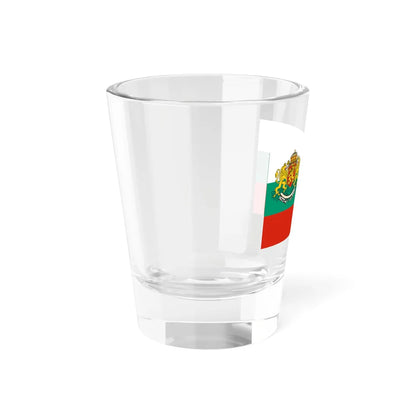 Flag of Bulgaria with coat of arms 2 (Bulgaria) Shot Glass 1.5oz - Go Mug Yourself