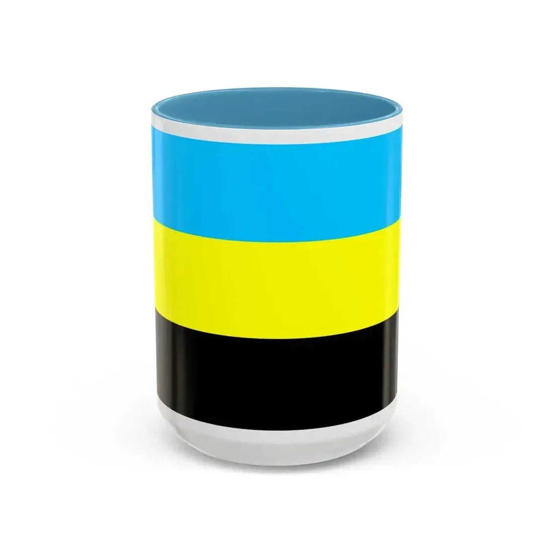 Flag of Bulungan Malaysia - Accent Coffee Mug 15oz Light Blue - Go Mug Yourself