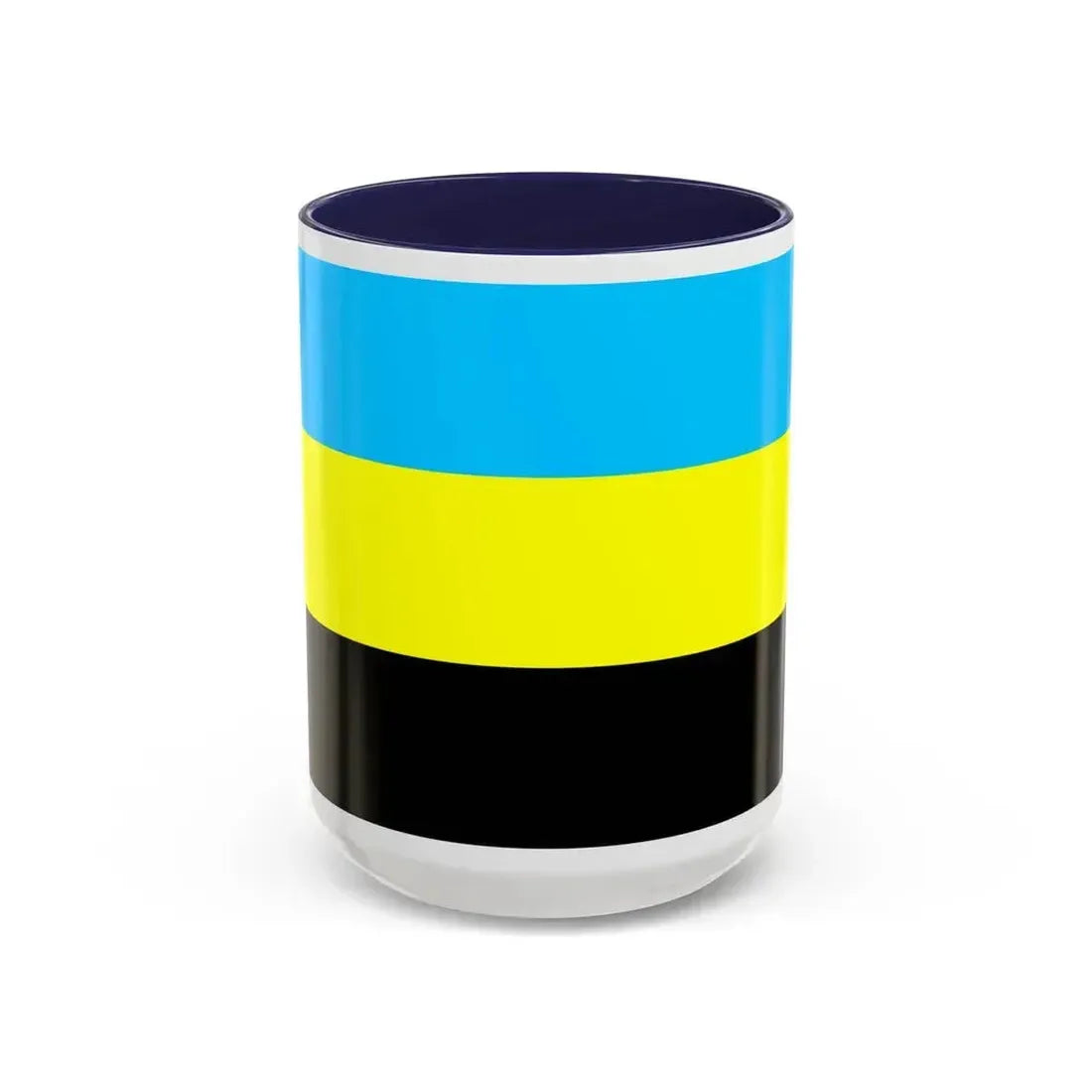 Flag of Bulungan Malaysia - Accent Coffee Mug 15oz Navy - Go Mug Yourself