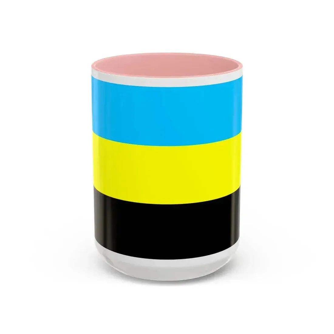 Flag of Bulungan Malaysia - Accent Coffee Mug 15oz Pink - Go Mug Yourself