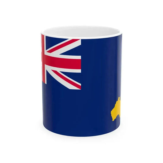 Flag of Bumbunga (Australia) White Coffee Mug 11oz - Go Mug Yourself