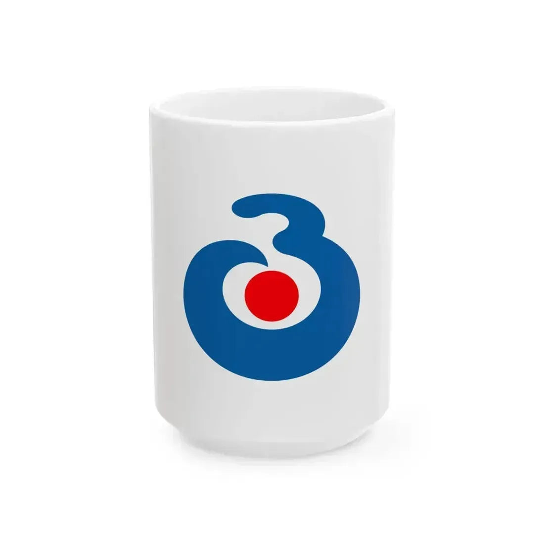 Flag of Bungoono Oita (Japan) White Coffee Mug 15oz - Go Mug Yourself