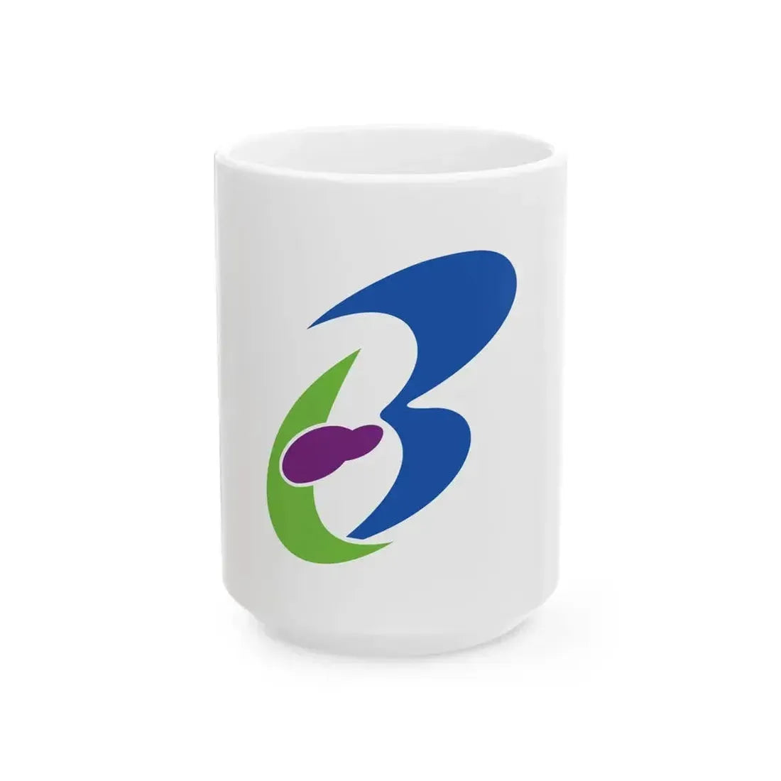 Flag of Bungotakada Oita (Japan) White Coffee Mug 15oz - Go Mug Yourself