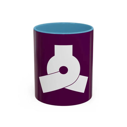 Flag of Bunkyo Tokyo Japan - Accent Coffee Mug 11oz Light Blue - Go Mug Yourself