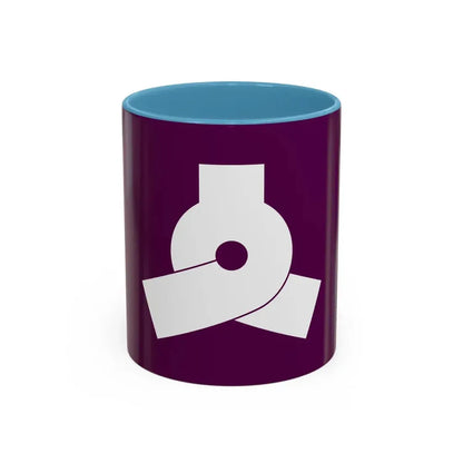 Flag of Bunkyo Tokyo Japan - Accent Coffee Mug 11oz Light Blue - Go Mug Yourself
