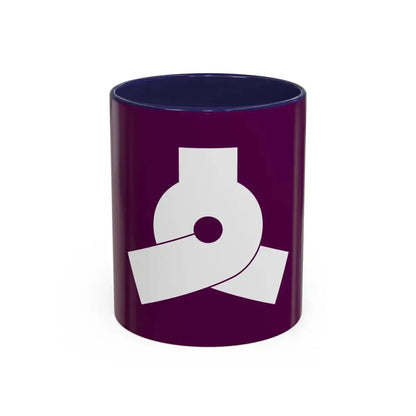 Flag of Bunkyo Tokyo Japan - Accent Coffee Mug 11oz Navy - Go Mug Yourself