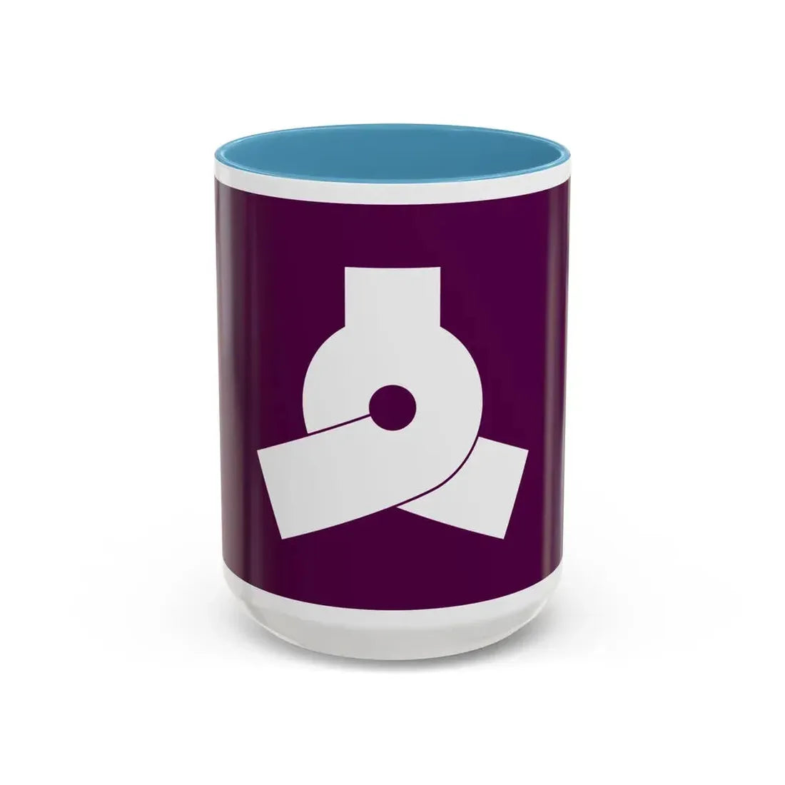 Flag of Bunkyo Tokyo Japan - Accent Coffee Mug 15oz Light Blue - Go Mug Yourself