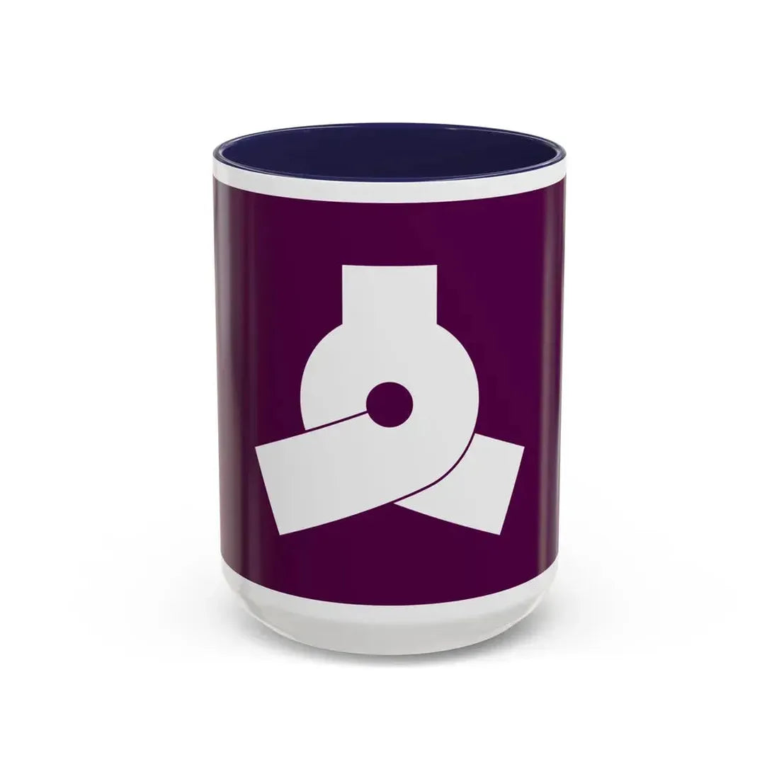Flag of Bunkyo Tokyo Japan - Accent Coffee Mug 15oz Navy - Go Mug Yourself