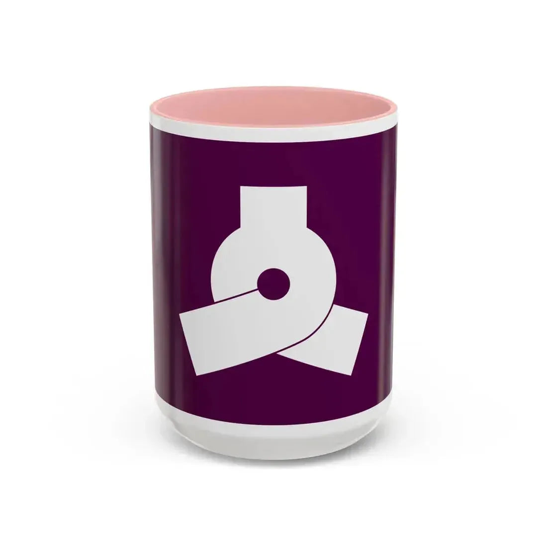 Flag of Bunkyo Tokyo Japan - Accent Coffee Mug 15oz Pink - Go Mug Yourself